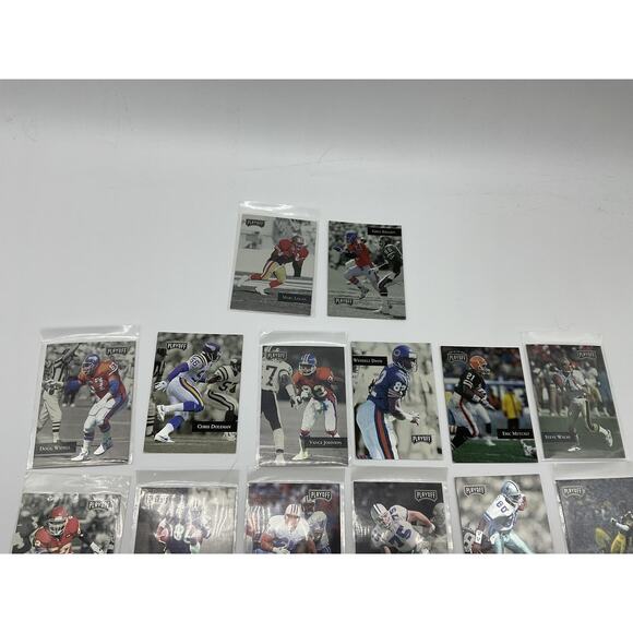 Vintage NFL Football Card Lot Playoff Series Stars Hall of Fame 90s Collectibles - Picture 2 of 10